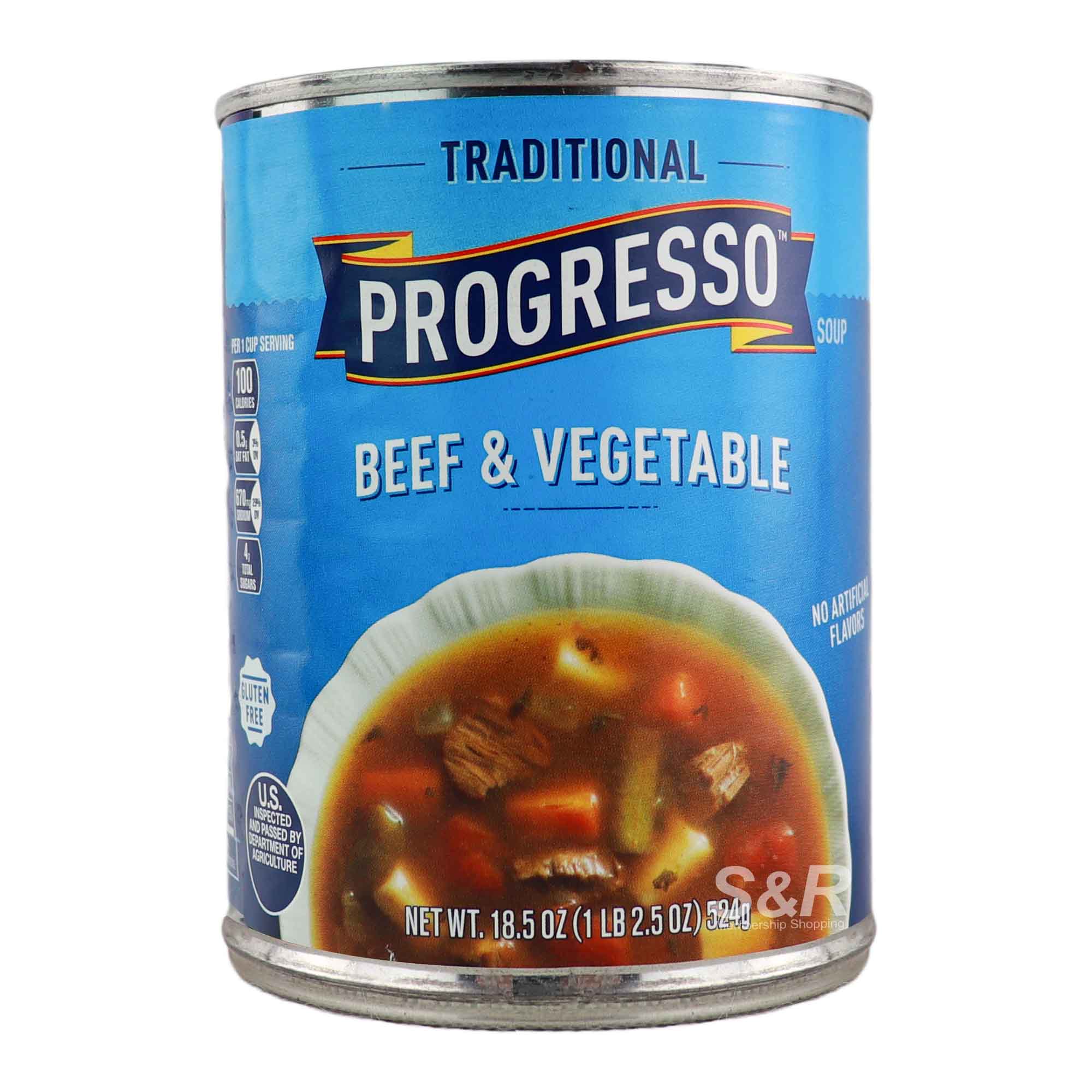 Progresso Traditional Beef and Vegetable Soup 524g